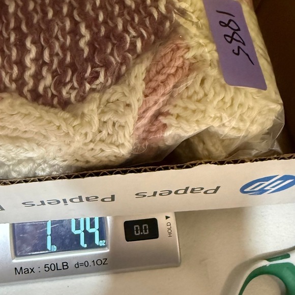 Handmade M/L Oversized Cardigan Pink Knit Cozy Boho Patchwork Artsy Grandma Y2K - Picture 9 of 9